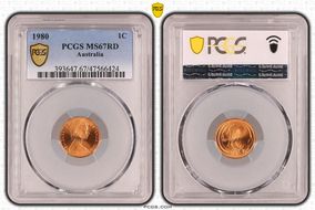 1980 1C MS67RD
