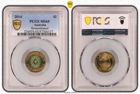2014 $2 Remembrance - Colorized MS65