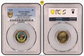 2018 $2 Commonwealth Games Borobi the Koala MS66
