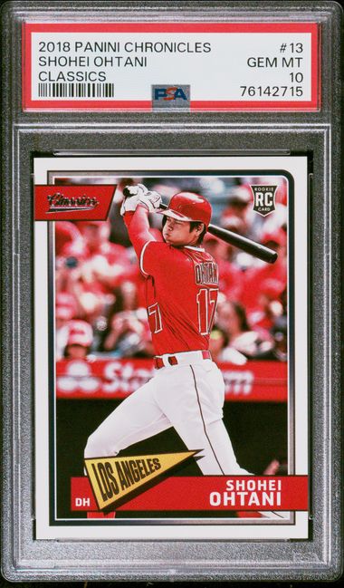 2018 Panini Chronicles Classics #13 Shohei Ohtani Rookie Card – PSA GEM MT  10 on Goldin Auctions