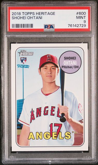 Shohei Ohtani 2022 Topps Heritage Real One Autographs #ROA-SO