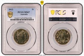 2013 $1 MS67