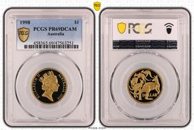 1998 $1 PR69DCAM