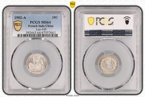 1902-A 10C Lec-145 MS64