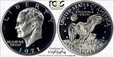 1971-S $1 Silver PR66CAM
