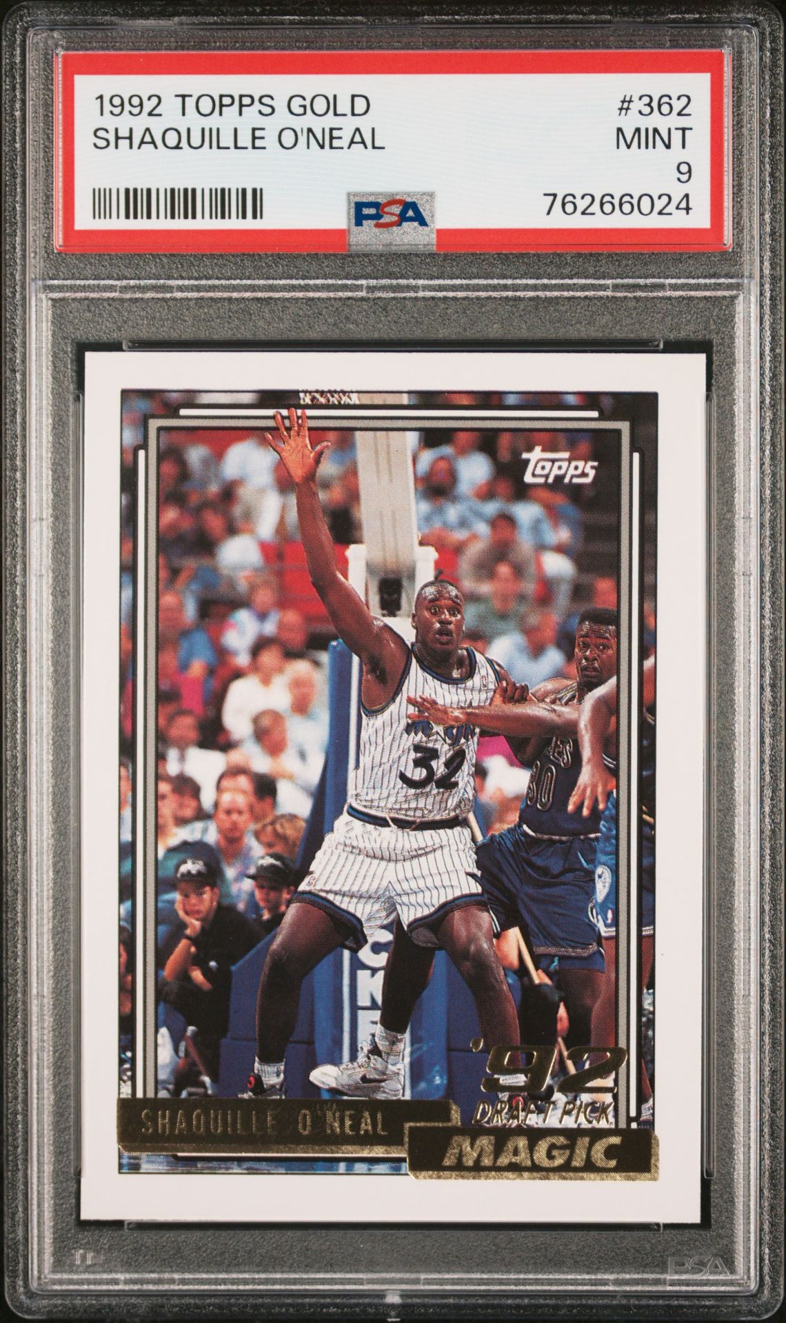 1992 Topps TOPPS GOLD #362 Shaquille O'Neal front