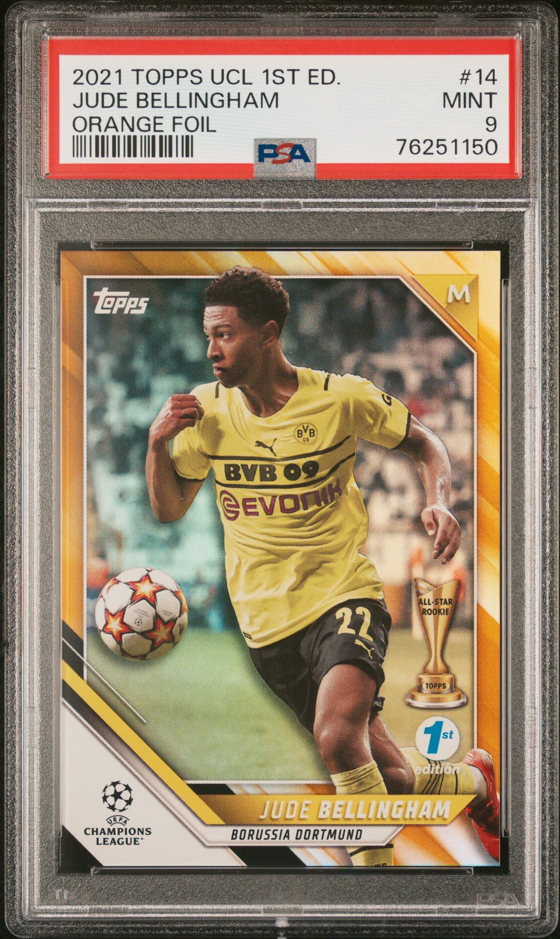 2021 Topps Topps Uefa Champions League 1st Edition #14 Jude Bellingham front