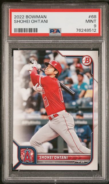  Shohei Ohtani 2022 Bowman Baseball Series Mint Card