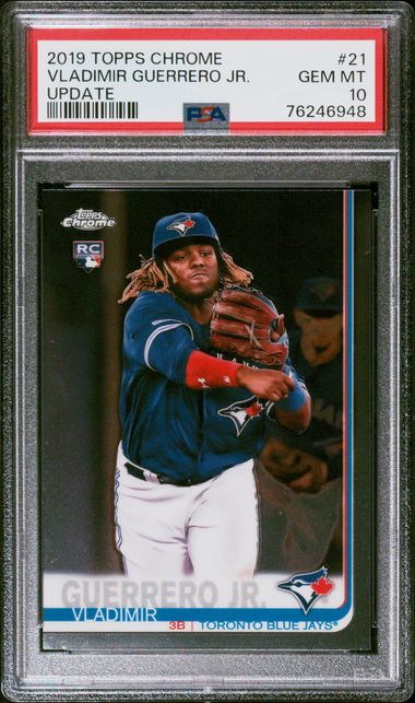 2019 Topps Chrome Update X-Fractor #21 Vladimir Guerrero Jr