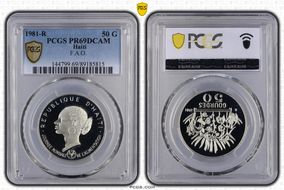 1981-R 50 G F.A.O. PR69DCAM