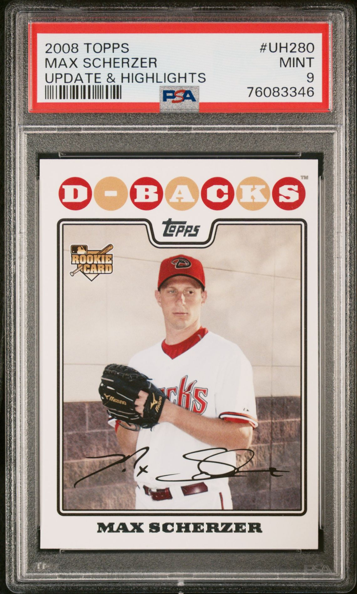 2008 Topps TOPPS UPDATE & HIGHLIGHTS #UH280 Max Scherzer front