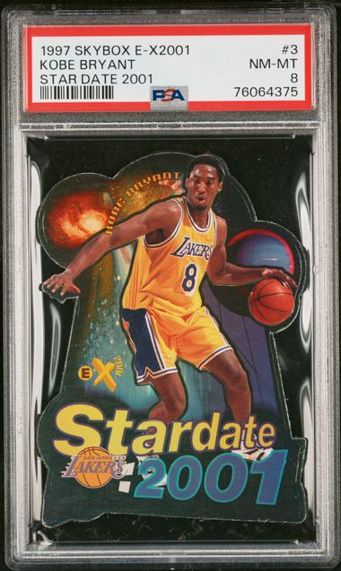 1997-98 SkyBox E-X2001 Star Date 2001 #3 Kobe Bryant – PSA NM-MT 8 on  Goldin Auctions