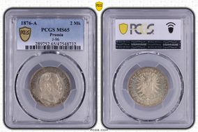 1876-A 2 Mk J-96 MS65