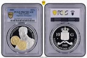 2001 10 G Napoleon Bonaparte PR67DCAM