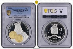 2001 10 G Clovis I - Selective Gilt PR67DCAM