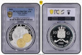 2001 10 G Elizabeth I PR67DCAM
