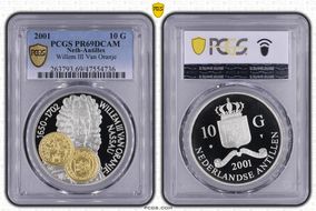 2001 10 G Willem III Van Oranje PR69DCAM