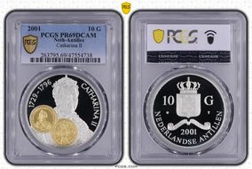 2001 10 G Catharina II PR69DCAM