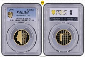 2001 Gulden KM-205b  Au LE PL69