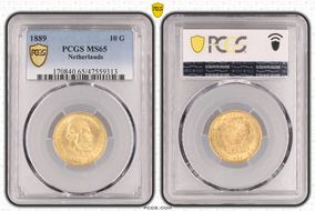 1889 10 G KM-106  Au MS65