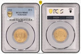 1912 10 G KM-149  Au MS65