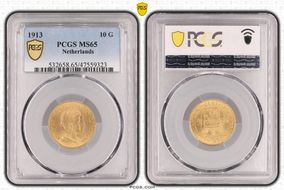 1913 10 G KM-149  Au MS65