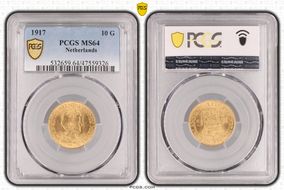 1917 10 G KM-149  Au MS64