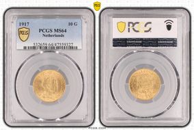 1917 10 G KM-149  Au MS64