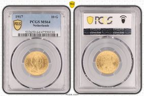 1917 10 G KM-149  Au MS64