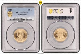 1917 10 G KM-149  Au MS64