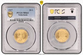 1917 10 G KM-149  Au MS64