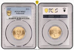 1927 10 G KM-162  Au MS63