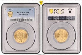 1927 10 G KM-162  Au MS63