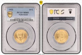 1933 10 G KM-162  Au MS65