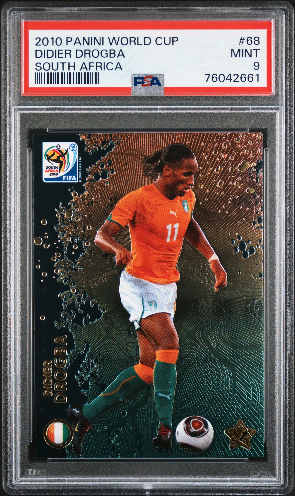 2010 Panini PANINI WORLD CUP SOUTH AFRICA #68 Didier Drogba front