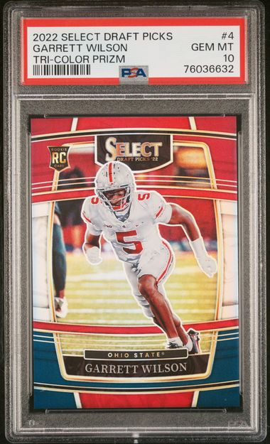 2022 Panini Rookies & Stars Draft Class Dc6 Garrett Wilson – PSA MINT 9 on  Goldin Auctions