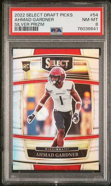 Ahmad Sauce Gardner 2022 Panini Mosaic Silver Signed Rookie Card #289