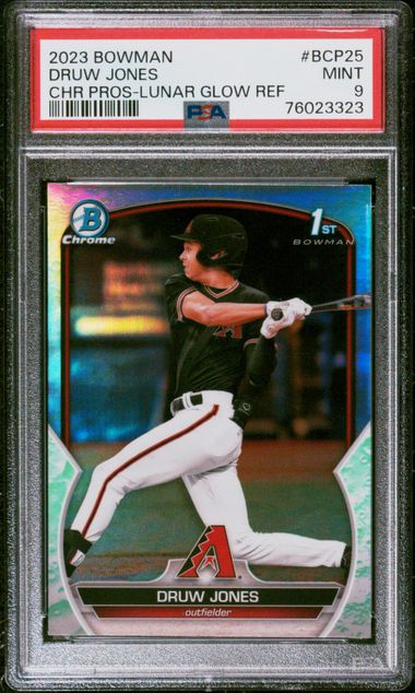 2023 Bowman Prospects #BP25 Druw Jones Rookie Card - SGC MT+ 9.5