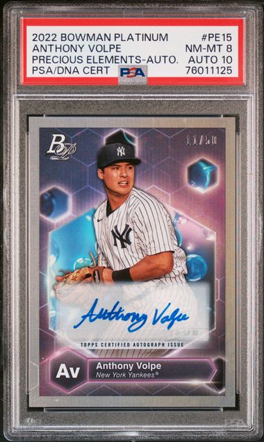 Anthony Volpe Card Rare Refractor HOLO SP ROOKIE - Mint NM