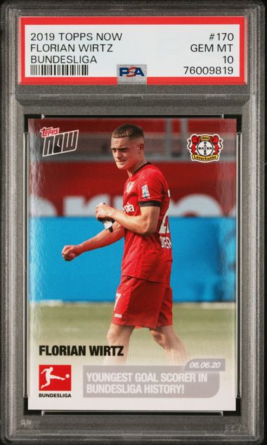 2019 Topps Now Bundesliga #170 Florian Wirtz PSA 10 on Goldin