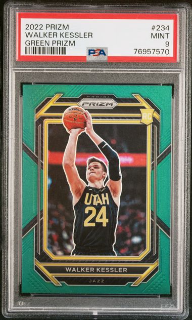 2022 Panini Prizm Green #234 Walker Kessler front
