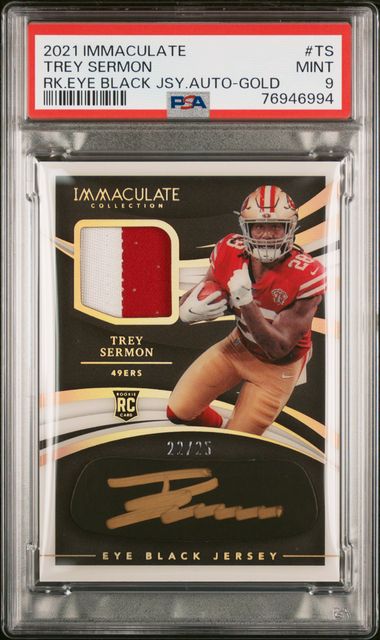 Lot Detail - 2020 Panini Immaculate Collection Rookie Eye Black