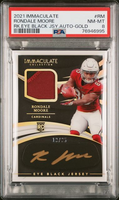 Rondale Moore Autographed Card 