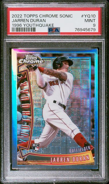 2022 Topps Chrome Base Refractor #113 Jarren Duran - Boston Red Sox