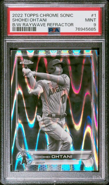 Shohei Ohtani 2022 Topps Chrome Refractors #1 (PSA 10)