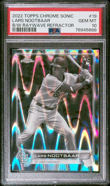  2022 Topps Chrome Sonic Edition Black/White RayWave