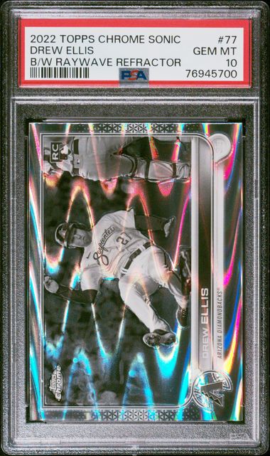  2022 Topps Chrome Sonic Edition Black/White RayWave