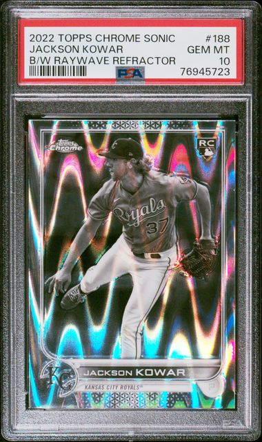 2022 Topps Chrome Sonic LARS NOOTBAAR Rookie #19 Black & White RayWave  Refractor