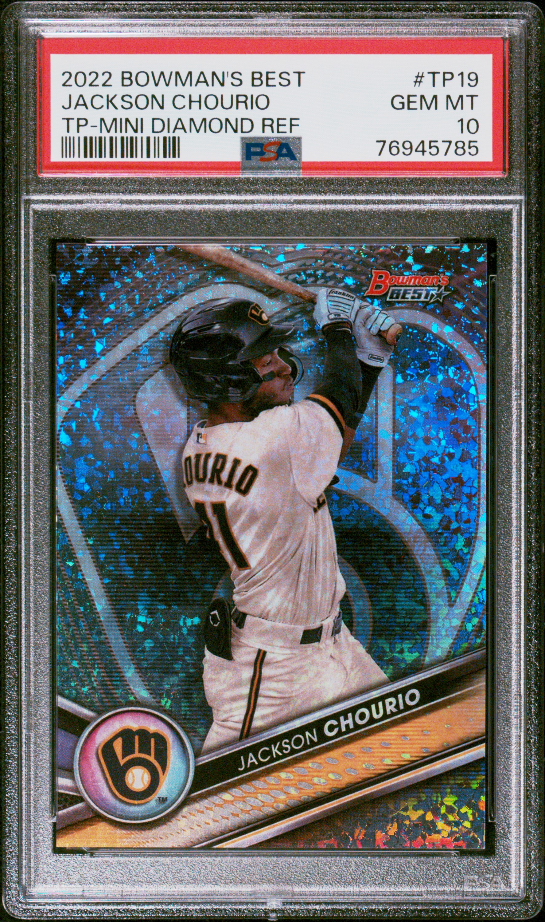 Jackson Chourio 2023 Bowman Draft Chrome - Refractor #BDC-156 Price Guide -  Sports Card Investor