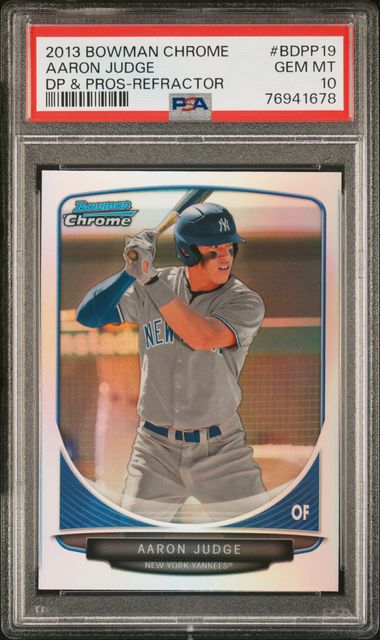 Aaron Judge Rookie Cards and Prospect Cards